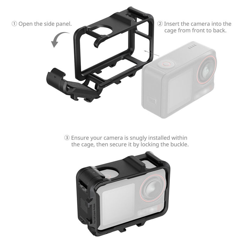 Smallrig 5135 Cage for DJI Osmo Action 5 Pro, 4 & 3-3