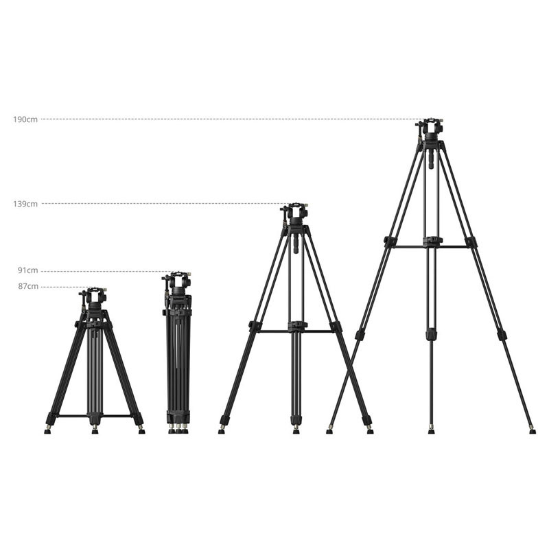Smallrig 5111 AD-80S Heavy-Duty Tripod Kit-4