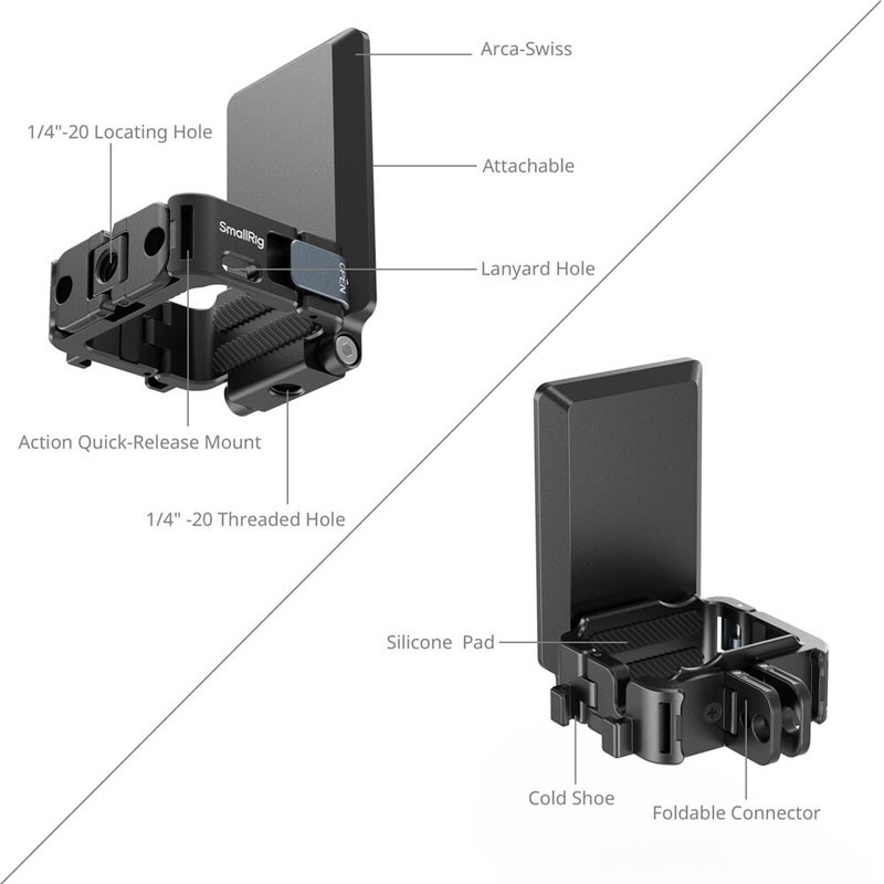 Smallrig 5581 Mount Support for DJI Osmo Pocket 3-4