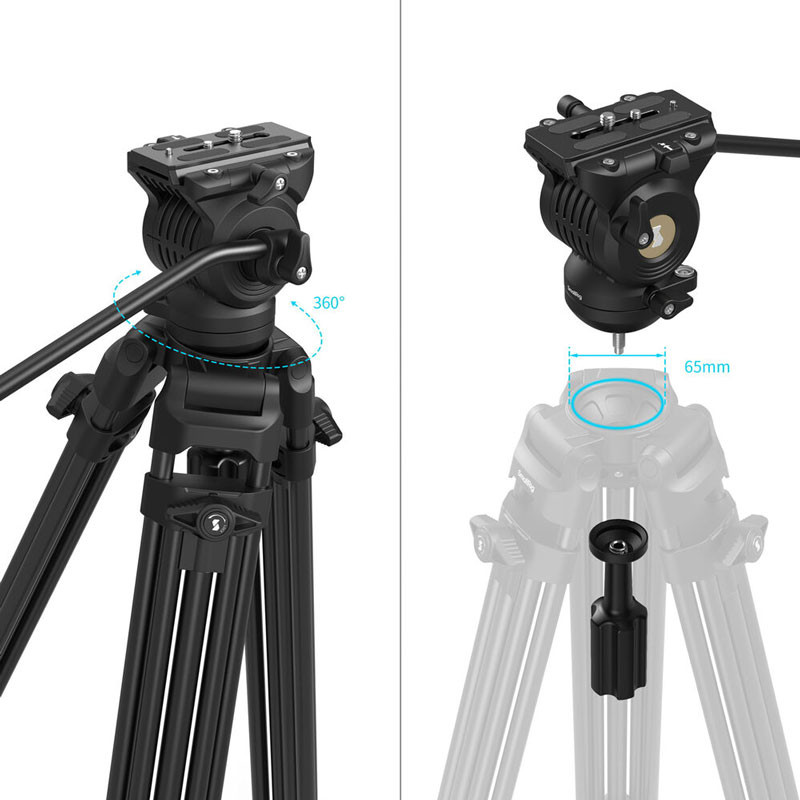 Smallrig 5440 AD14 Heavy-Duty Aluminium Alloy Tripod-3