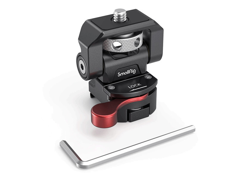 SmallRig 2906 forgó és billenő monitor rögzitő adapter (nato-mount)-2