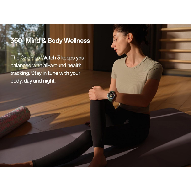 OnePlus Watch 3, 46mm, Obszidián Titán-4