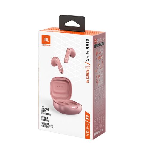 JBL Live Flex TWS Bluetooth Vezeték nélküli fülhallgató Rózsaszín EU-1