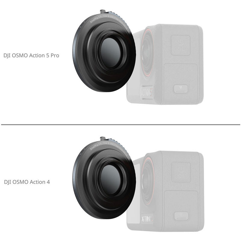 Smallrig 4941 CPL & VND 3-5 Filter for DJI Osmo Action 4 Camera-2