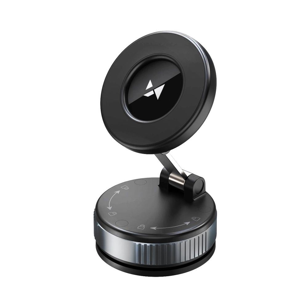 Wozinsky WUSM-01 mágneses autós telefontartó műszerfalra/szélvédőre - fekete-0