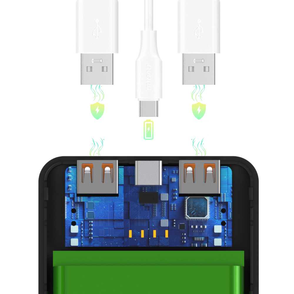 Wozinsky Powerbank Wpower 10 000 mAh - fekete-4