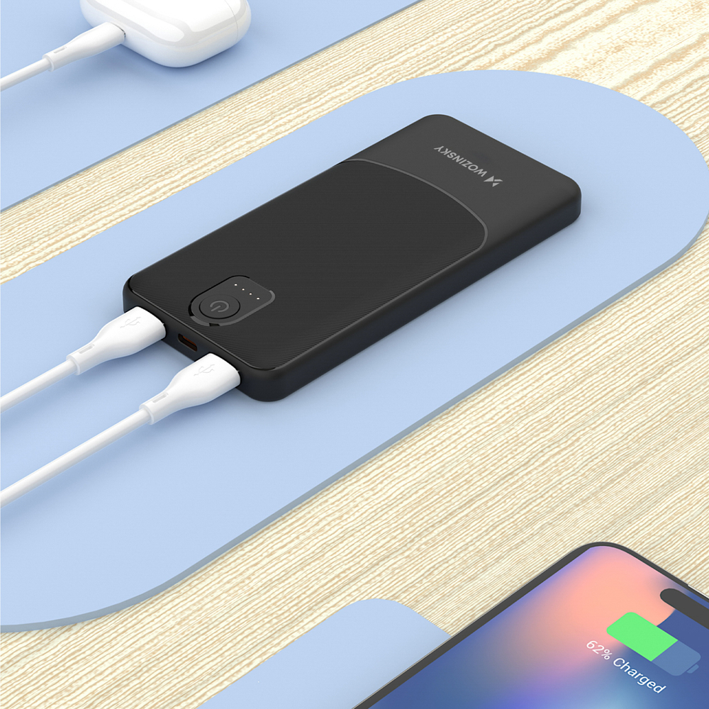 Wozinsky Powerbank Wpower 10 000 mAh - fekete-5