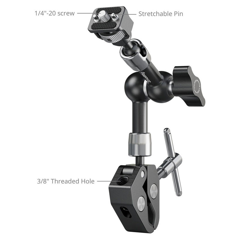 Smallrig 5310 Magic Arm with Crab-Shaped Clamp 17cm-3