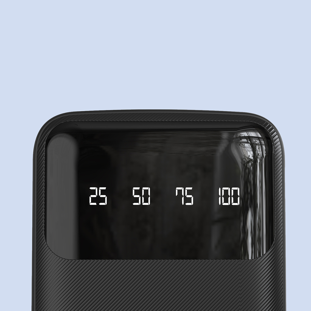 Dudao K6Pro Univerzális 10000mAh Powerbank USB Kábellel, USB Type C, Lightning Fekete (K6Pro-black)-7