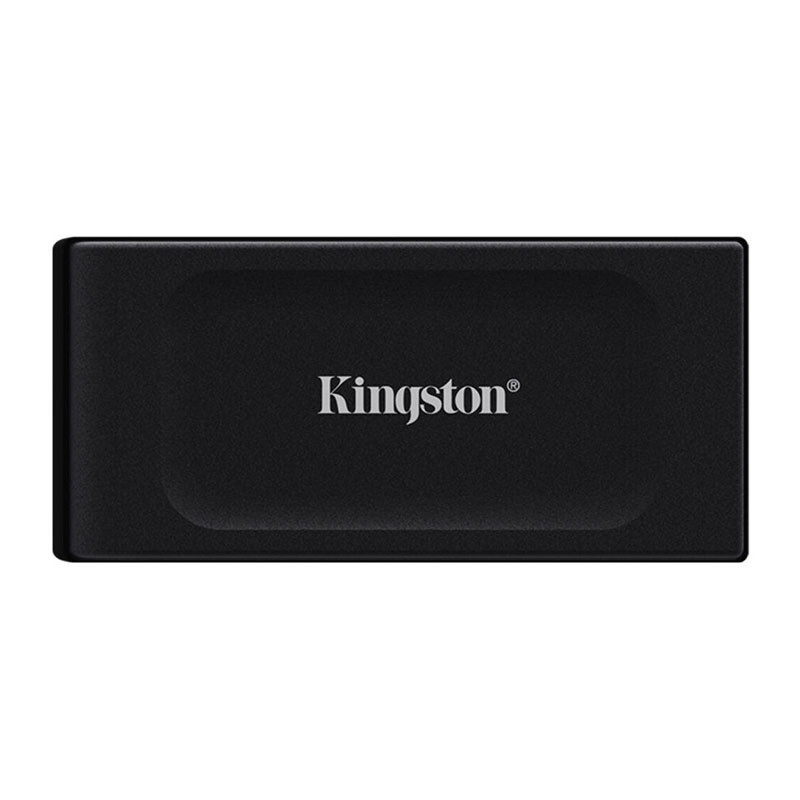Kingston XS1000 Hordozható SSD, USB 3.2 Gen 2x2 Type-C 1TB (fekete)-0