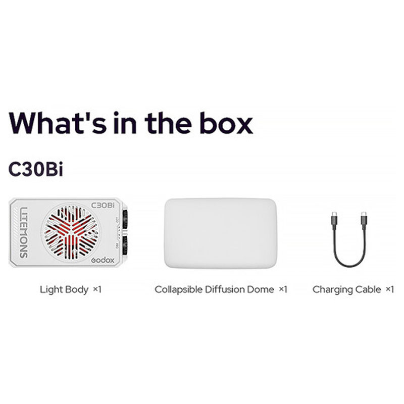 Godox Litemons C30BI Bi-Color LED fénypanel-4