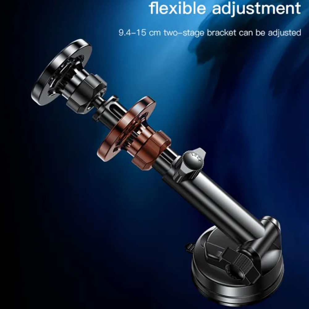 Yesido - Autós Telefontartó (C158) - Szélvédőre, Műszerfalra, Szellőzőrácsra - Fekete-5