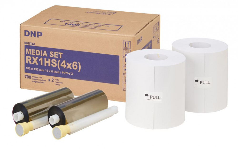 DNP DS-RX1-hez (10x15/1400 prints) 4x6 inch fotópapír-0
