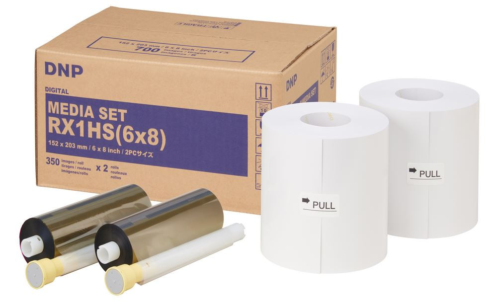DNP DS-RX1-hez (15x20/700 prints) 6x8 inch-es fotópapír-0