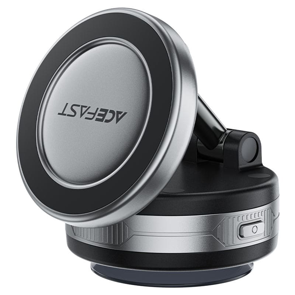 Autós telefontartó Acefast E30 Műszerfalra/Szélvédőre, Mágneses Rögzítés - Fém Szürke-2