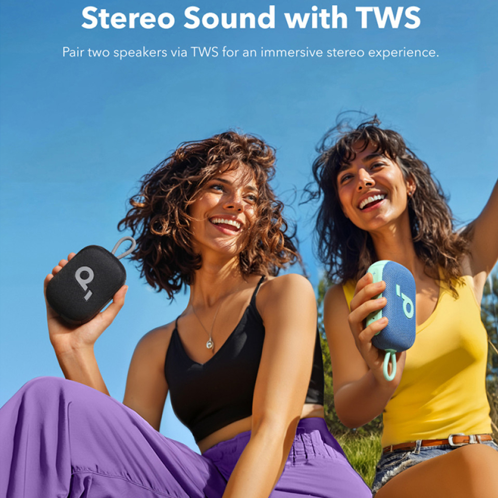 Anker Vezeték nélküli hangszóró Soundcore Select 4 Go - True Wireless Stereo, 5W, IP67 - Fehér-5