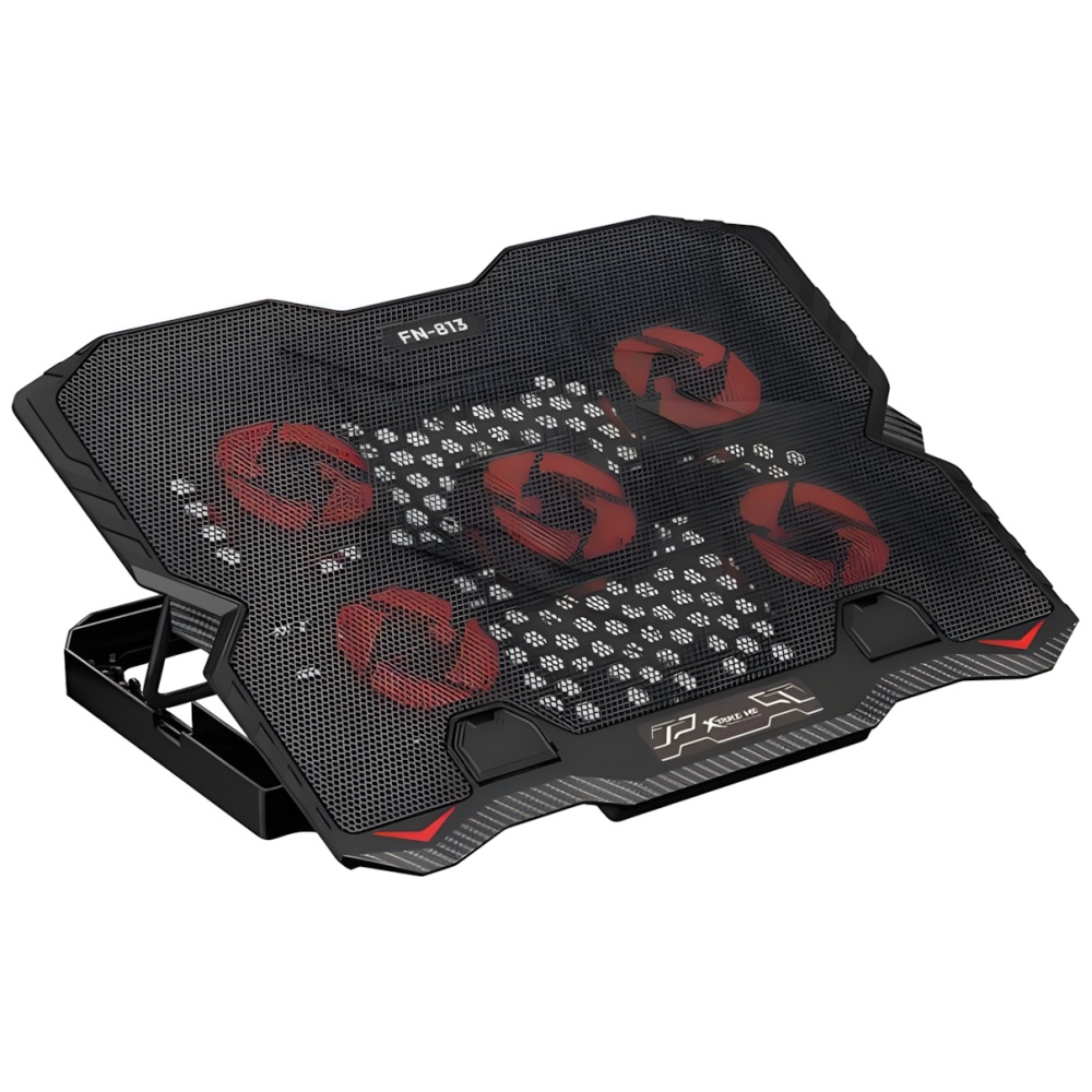 XTRIKE ME Laptop Hűtőpad Beépített Telefon Tartóval FN-813 Fekete-0