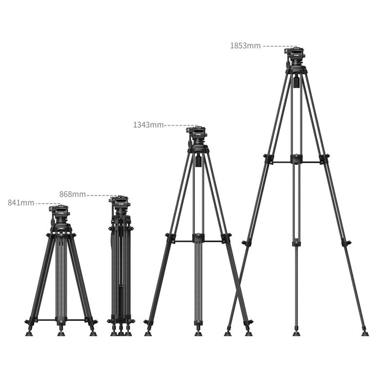 Smallrig 5441 AD14 Heavy-Duty Carbon Fiber Tripod-6
