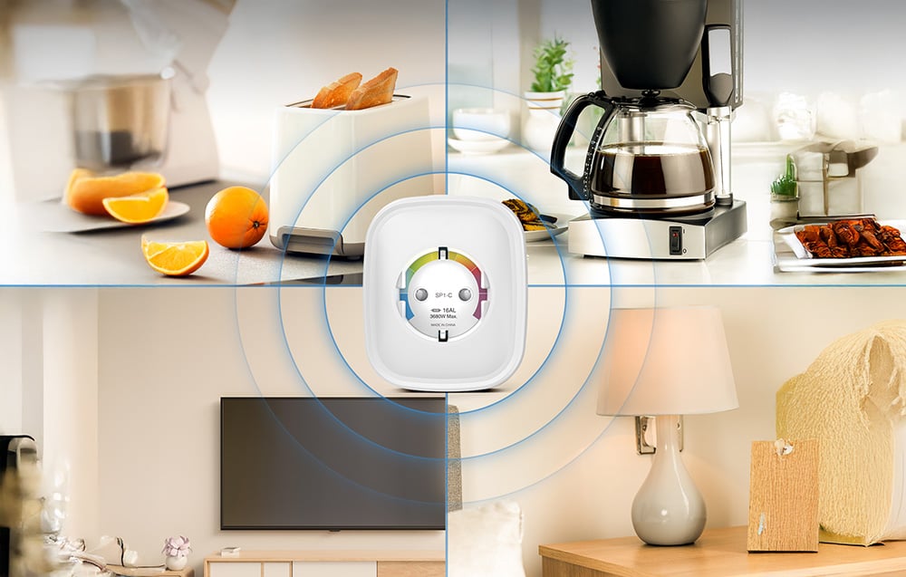 Gosund SP1-HE WiFi intelligens konnektor (2 darab)-3
