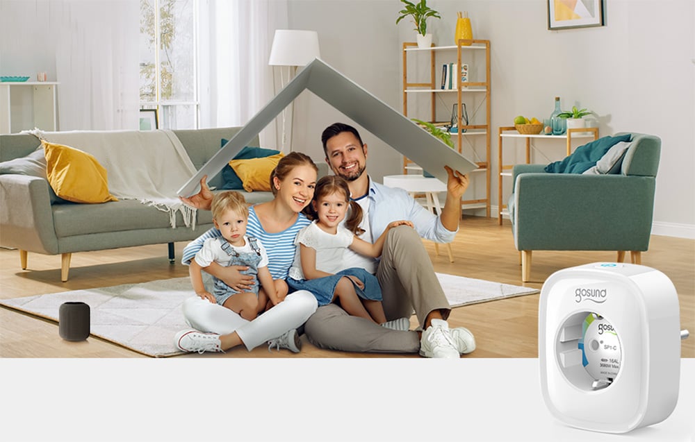 Gosund SP1-HE WiFi intelligens konnektor (2 darab)-7