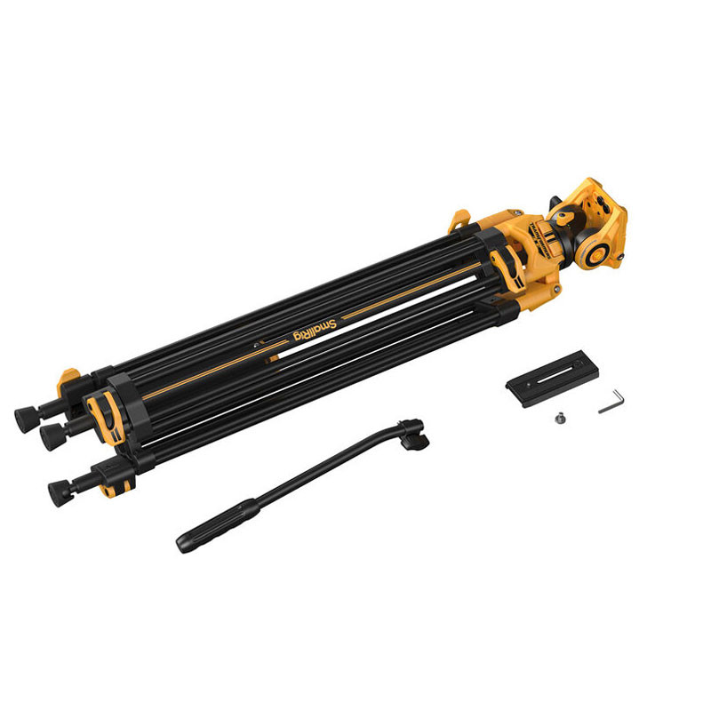 Smallrig 5523 Video Tripod with Heavy-Duty Fluid Head AD-01 (Bumblebee Edition)-7