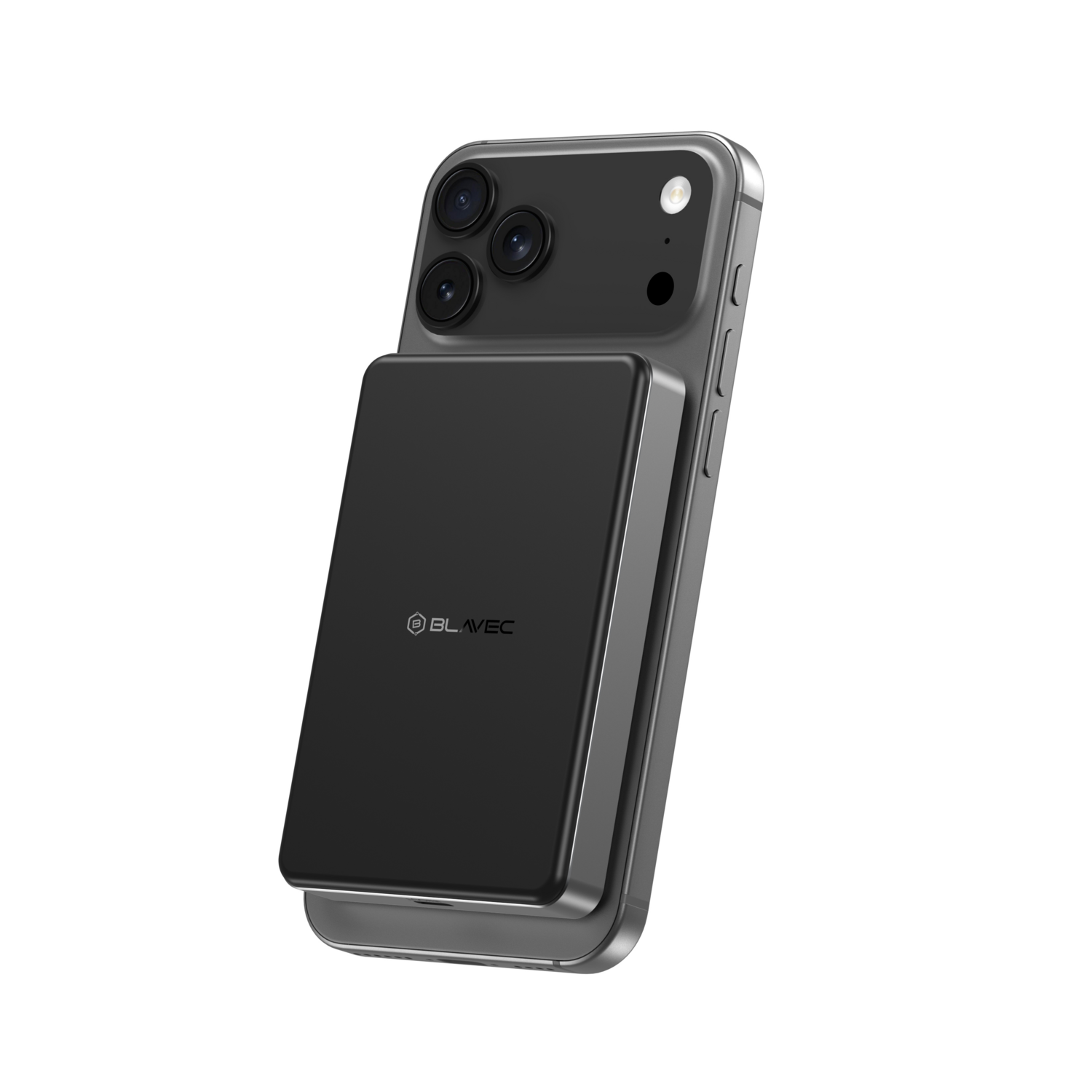 Blavec Power Bank 10000mAh BJ-05 Ultra Gyors 16mm - Type C - Qi2.2 25W + PD 45W mágneses indukció Magsafe 2 az 1-ben (PBBJ05-QI22MC10B) fekete-8