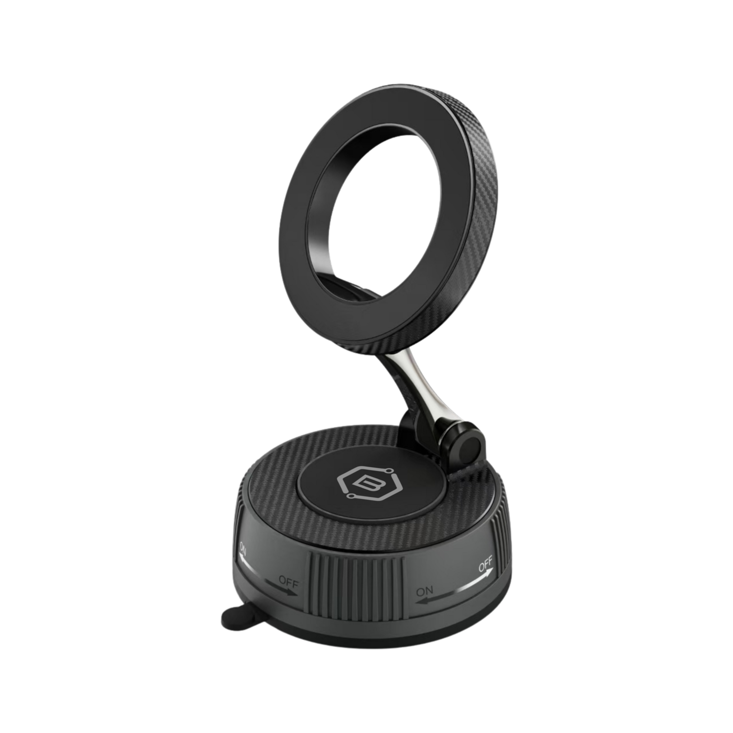 Blavec autós tartó BHV-03 mágneses vákuumos műszerfalra vagy szélvédőre (BHV03-PMB) fekete-1