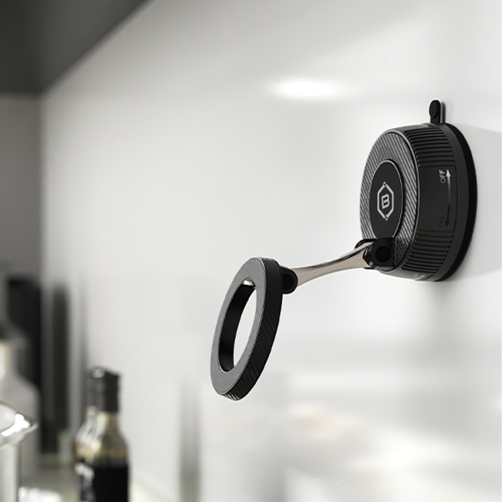 Blavec autós tartó BHV-03 mágneses vákuumos műszerfalra vagy szélvédőre (BHV03-PMB) fekete-2