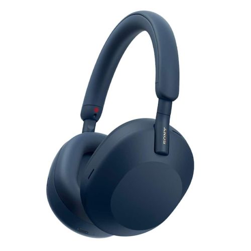 Sony WH-1000XM5 Bluetooth Vezeték nélküli Over-Ear fejhallgató, BT 5.0, TWS, zajszűrős, kék EU-0