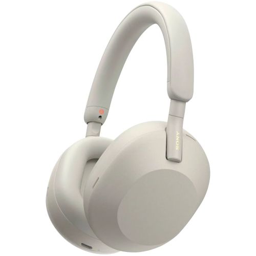 Sony WH-1000XM5 Bluetooth Vezeték nélküli Over-Ear Fejhallgató, BT 5.0, TWS, Zajcsökkentés, Ezüst EU-0