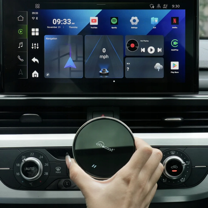 Wireless Carplay / Android Auto adapter Ottocast OttoAibox P3 Lite Apple iPhone / Android sorozathoz, fekete-4