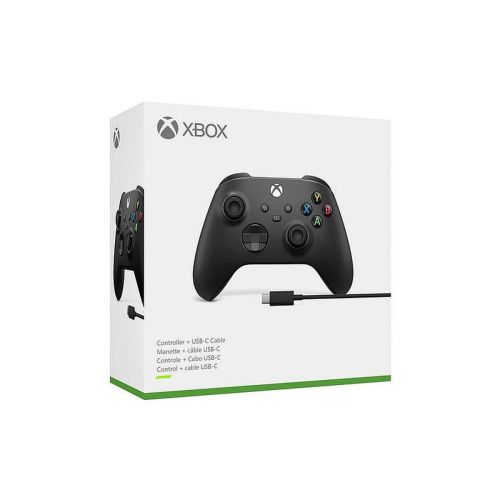 Microsoft XBOX Series X/S Vezeték nélküli kontroller játékkonzol Type-C kábellel (2,7m) Fekete EU-0