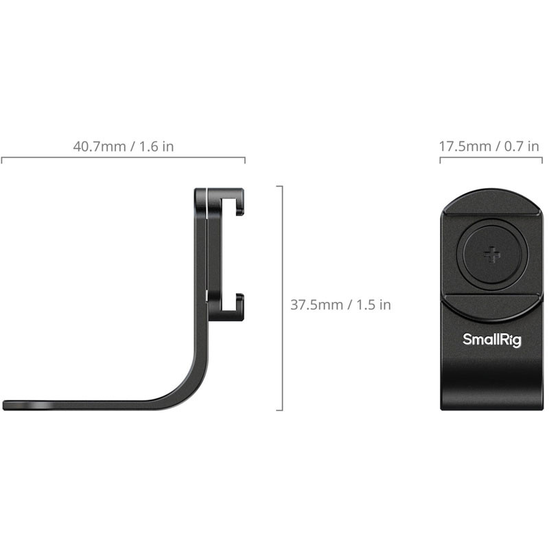 Smallrig 5825 Mount for Insta360 X4 / X5 with Cold Shoe Mount-2