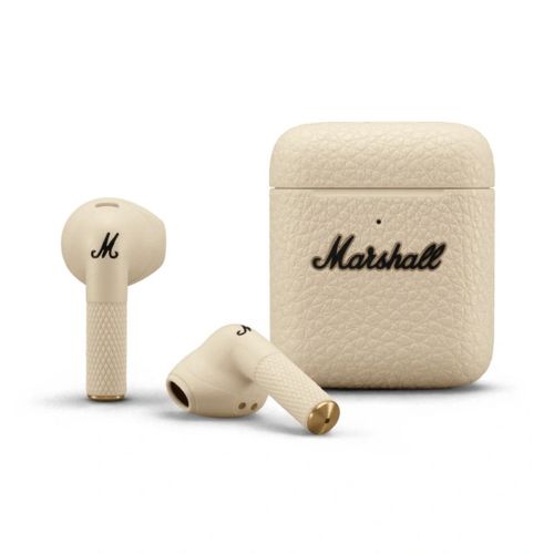 Marshall Minor IV TWS Bluetooth Vezeték Nélküli Fülhallgató BT 5.3, Aktív Zajszűrés, Qi Vezeték Nélküli Töltés, IPX4, Krém EU-0