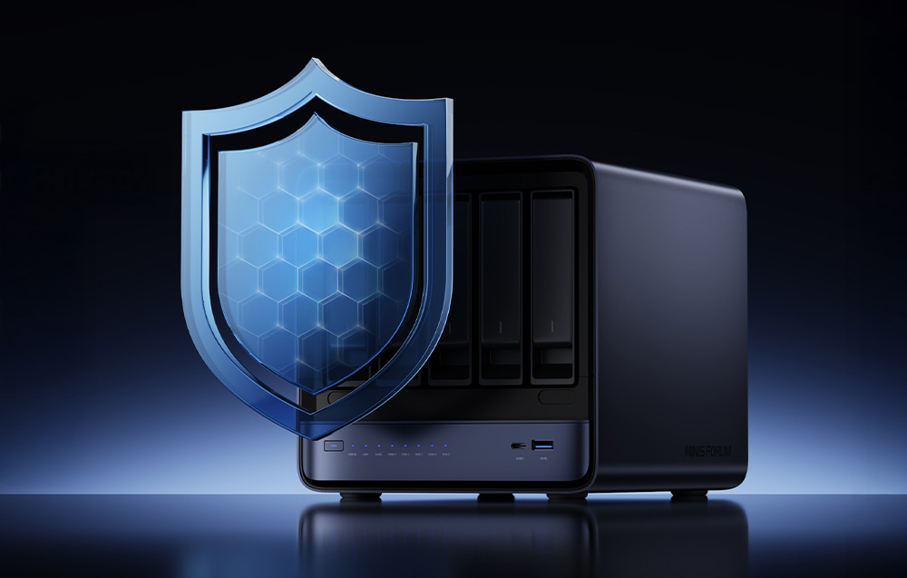 MINIS PC Minis Forum NAS N5 AMD Ryzen 7 H255, 16GB+128GB OS tárolás-4