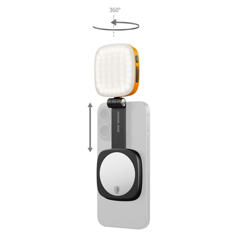 Smallrig 5513 Vibe P48 Detachable Mobile Phone LED Video Light (Bumblebee Edition)-2