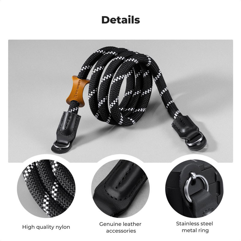 K&F Concept Urban Wander 05 nyakpánt (fekete-fehér)-1