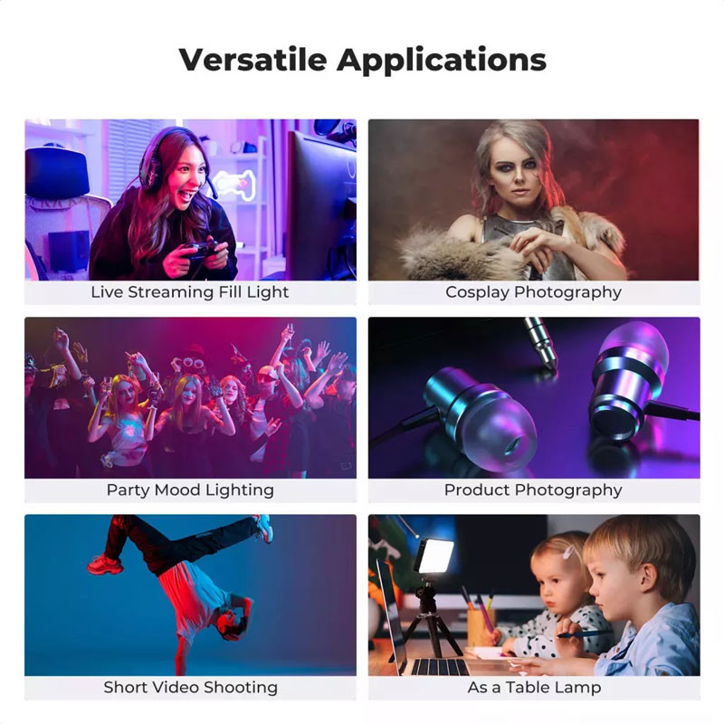 K&F Concept 12W RGB LED lámpa-2