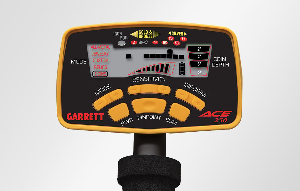 Garrett ACE 250 fémdetektor-5