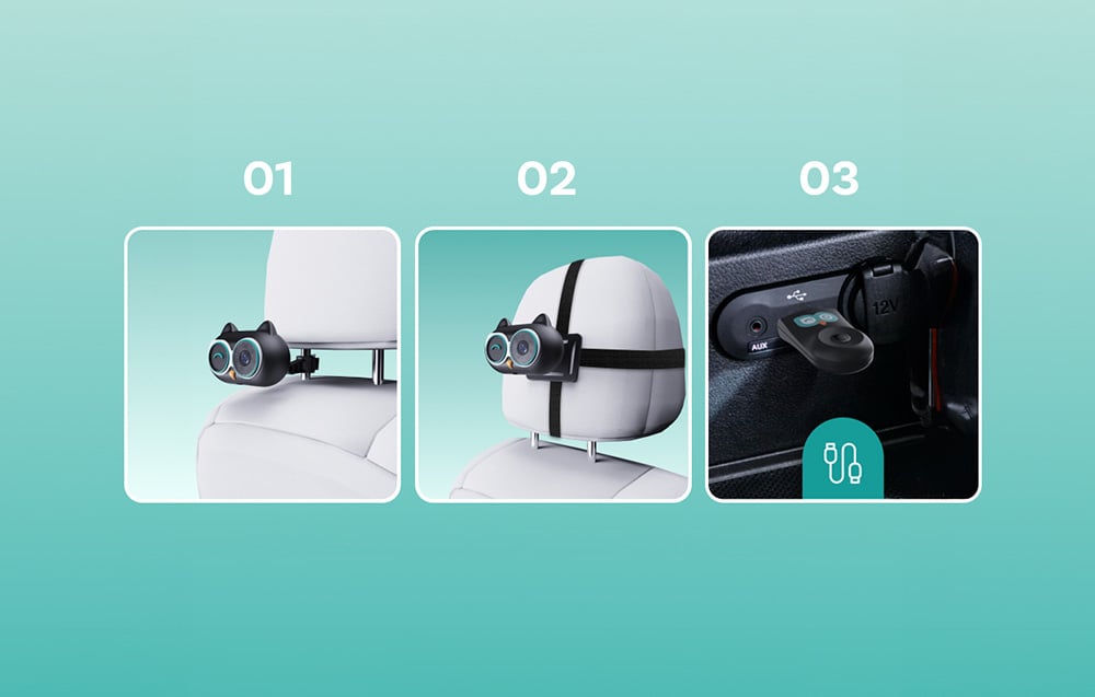 Ottocast Cabin Care vezeték nélküli CarPlay adapter kabin kamerával-1