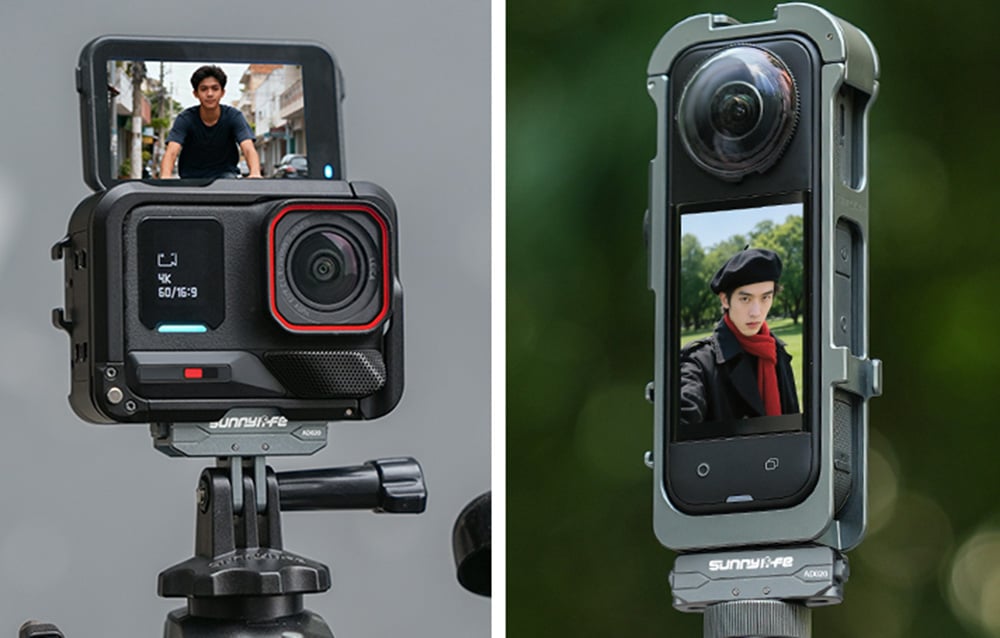 Alumínium Ötvözet Mágneses Adapter Sunnylife AD020 az Insta360 X5 / Ace / Ace Pro 2 / 1 számára-4