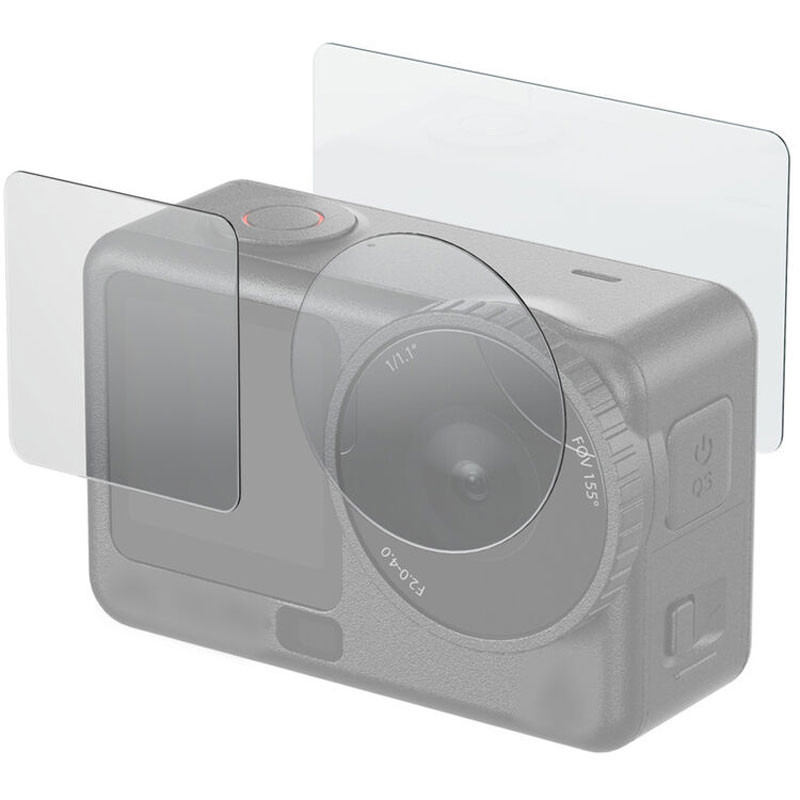 Smallrig 5892 Tempered Glass Screen Protector Kit for DJI Osmo Action 6-0