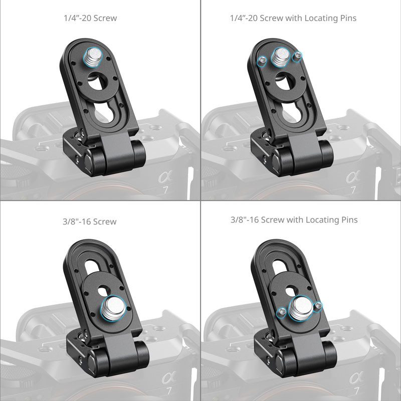 Smallrig 5712 Foldable Mini L-Shaped Mount Plate-5