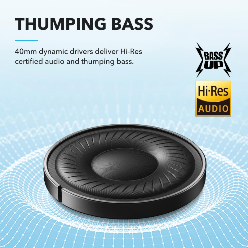 Bluetooth fejhallgató MultiPoint Anker Soundcore Life Q20i, Fehér A3004G21-3