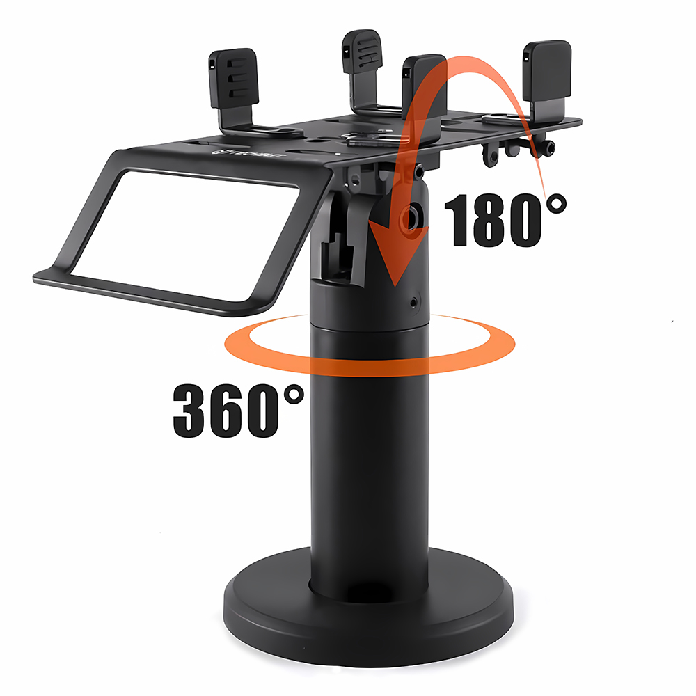 Kártyás terminál állvány (POS1) Állítható, stabilan tart - Fekete univerzális-1