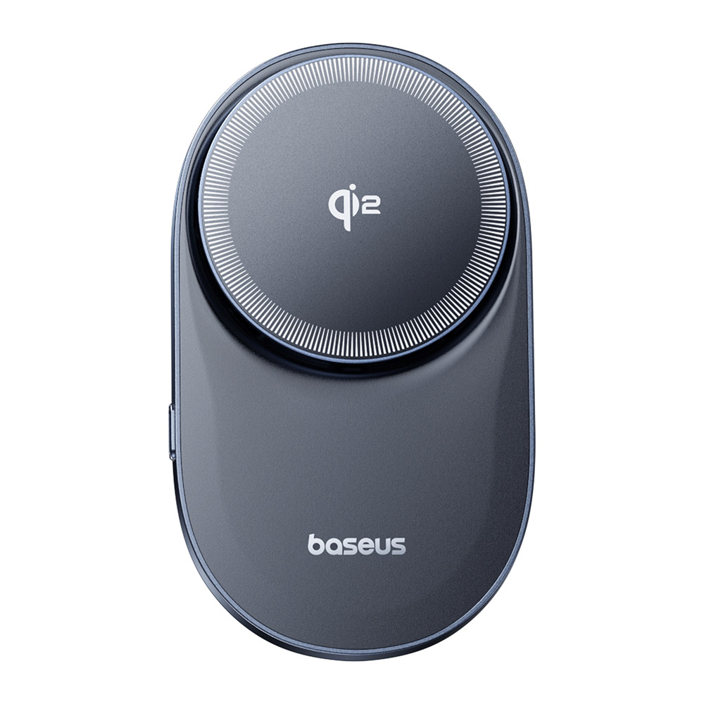 Baseus PrimeTrip VC1 Pro Vezeték nélküli autós tartó légbeömlőre, Type-C, 15W, Qi2, hűtőventilátorral - Fekete-2