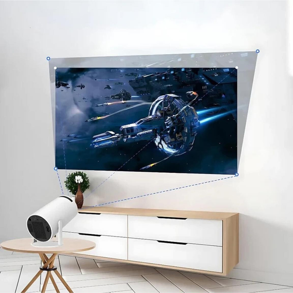 Yesido Mini Projektor (TV14) - HD Felbontás, Hordozható, 120ANSI - Fehér-3