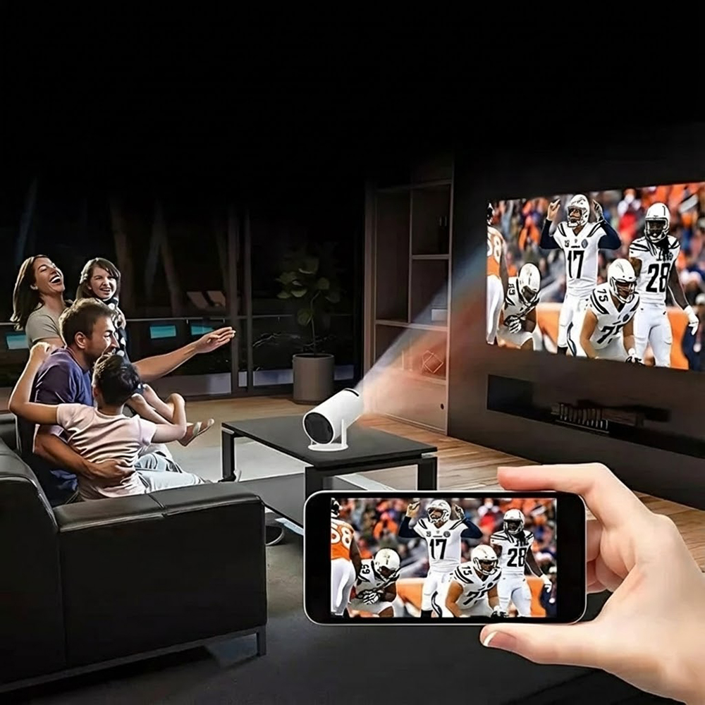 Yesido Mini Projektor (TV14) - HD Felbontás, Hordozható, 120ANSI - Fehér-5