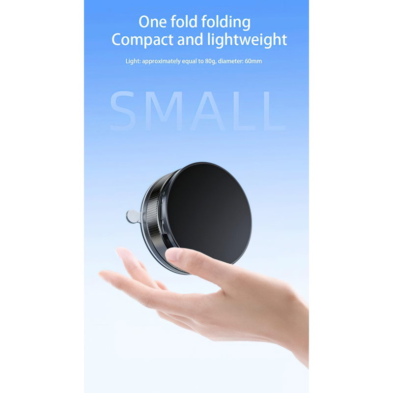 XO DESIGN C177, Univerzális, Fekete mágneses autós tartó magsafe-5