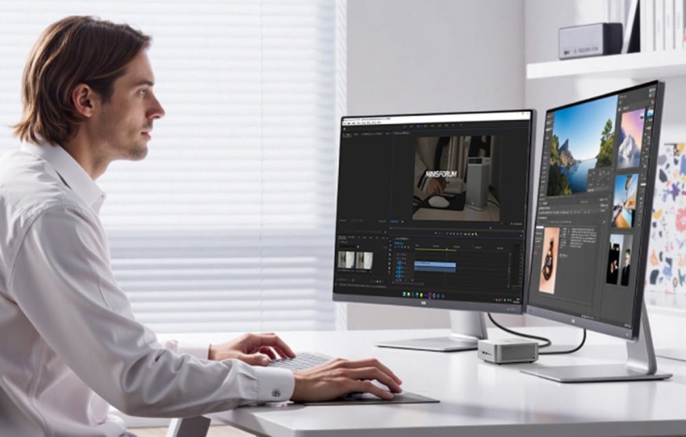 MINI-PC Minis Fórum M1 Pro-285H Intel Core Ultra 9 285H Barebone-4